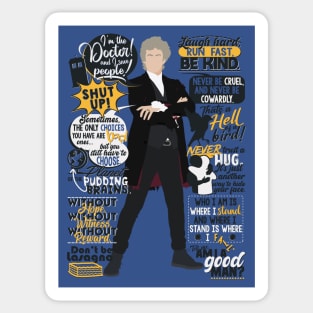 12th Doctor Quotes Sticker